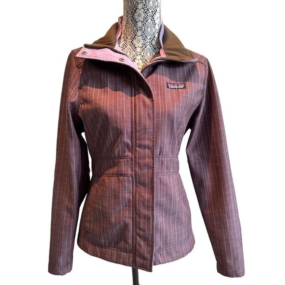 Patagonia Kernelia women's jacket medium Maroon Ski/snowboard mid layer - Picture 1 of 16